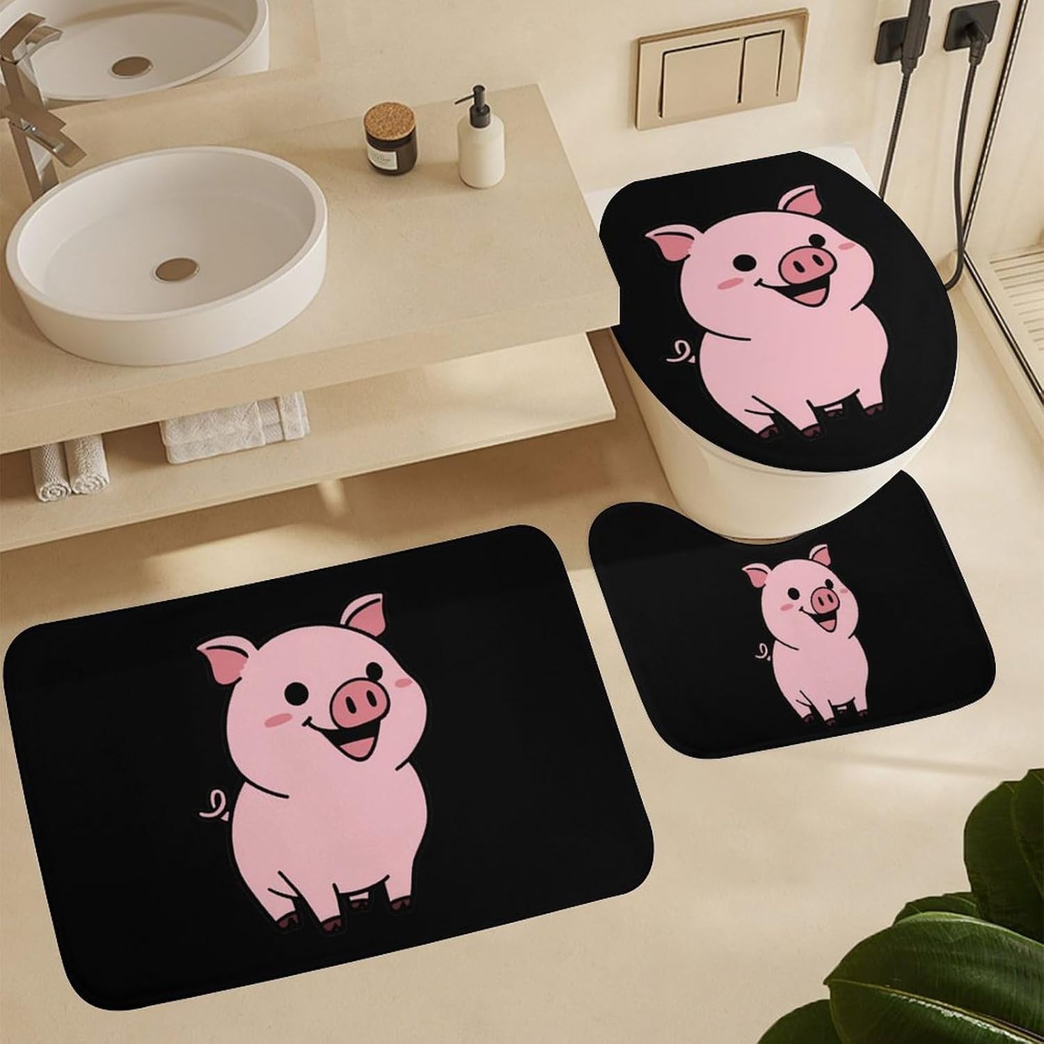 Cute Pigs Boys Girls Short Sleeve Shirts Graphic T-Shirts Crewneck Casual Printed Tee