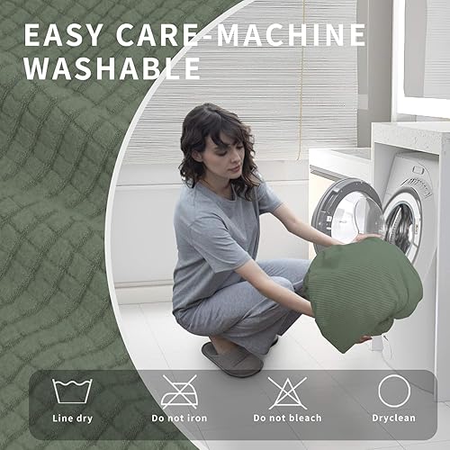 Miniatura 43 de Funda elástica para sofá reclinable de fácil colocación, Tela mezcla de poliéster Algodón, Arena