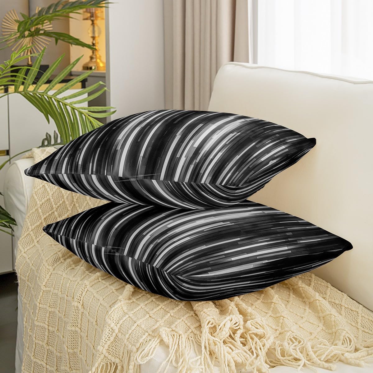 2 Federe Cuscino Pasquale 40x40 Cm - Lino Con Coniglietto, Decorazione Casa - Foto 6