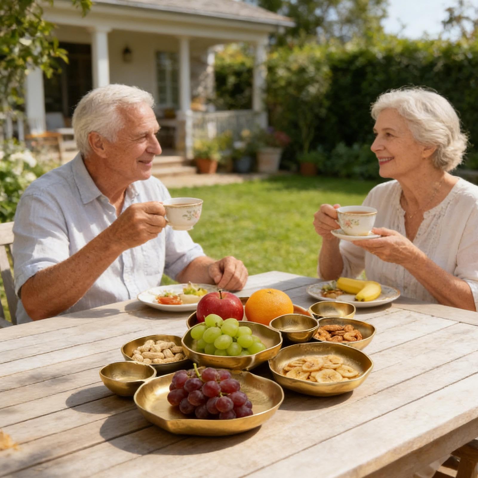 Set Di Ciotole Per Ospitalità E Intrattenimento Per Snack In Oro Lucido E
