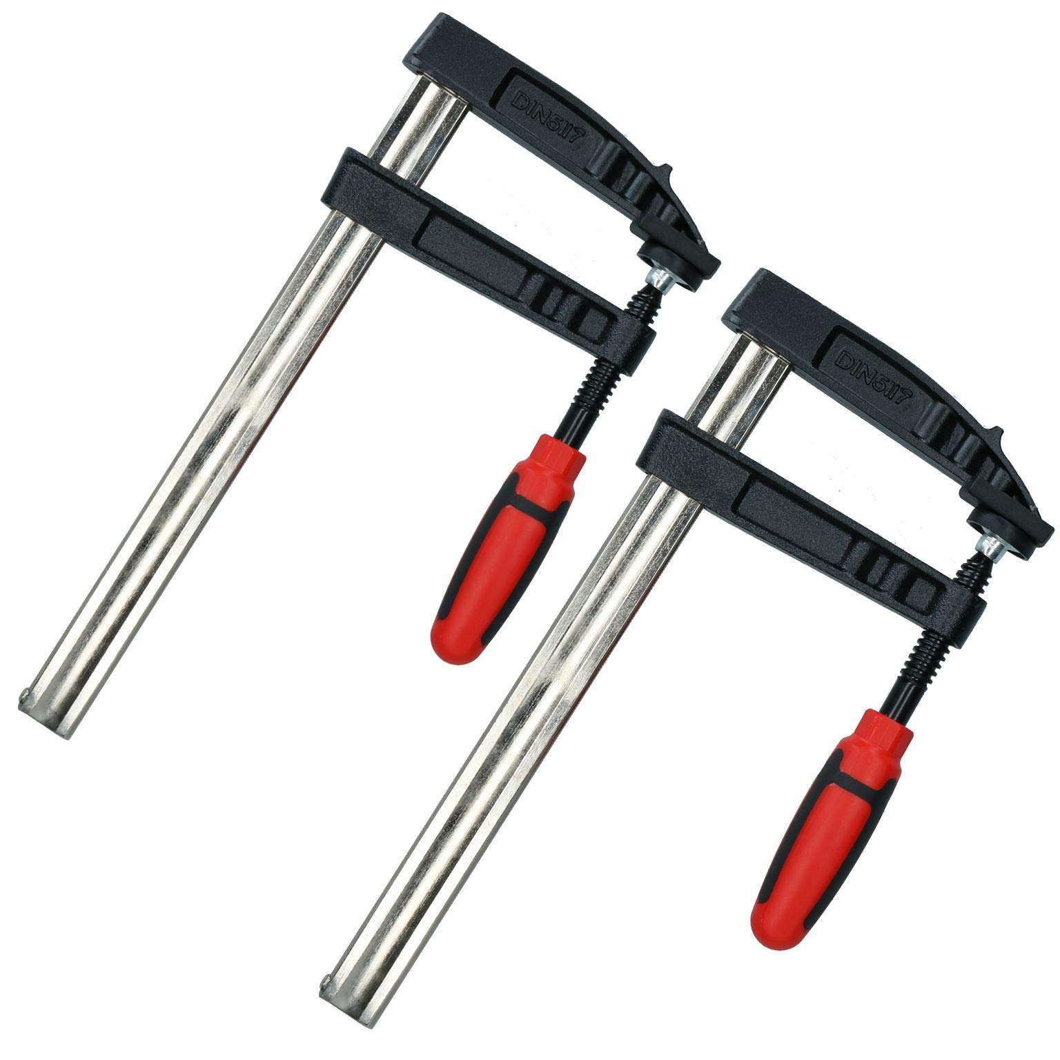 2pc Sliding F Clamps Bar Profile Clamp Holder Fastener Fastening 300mm x 120mm