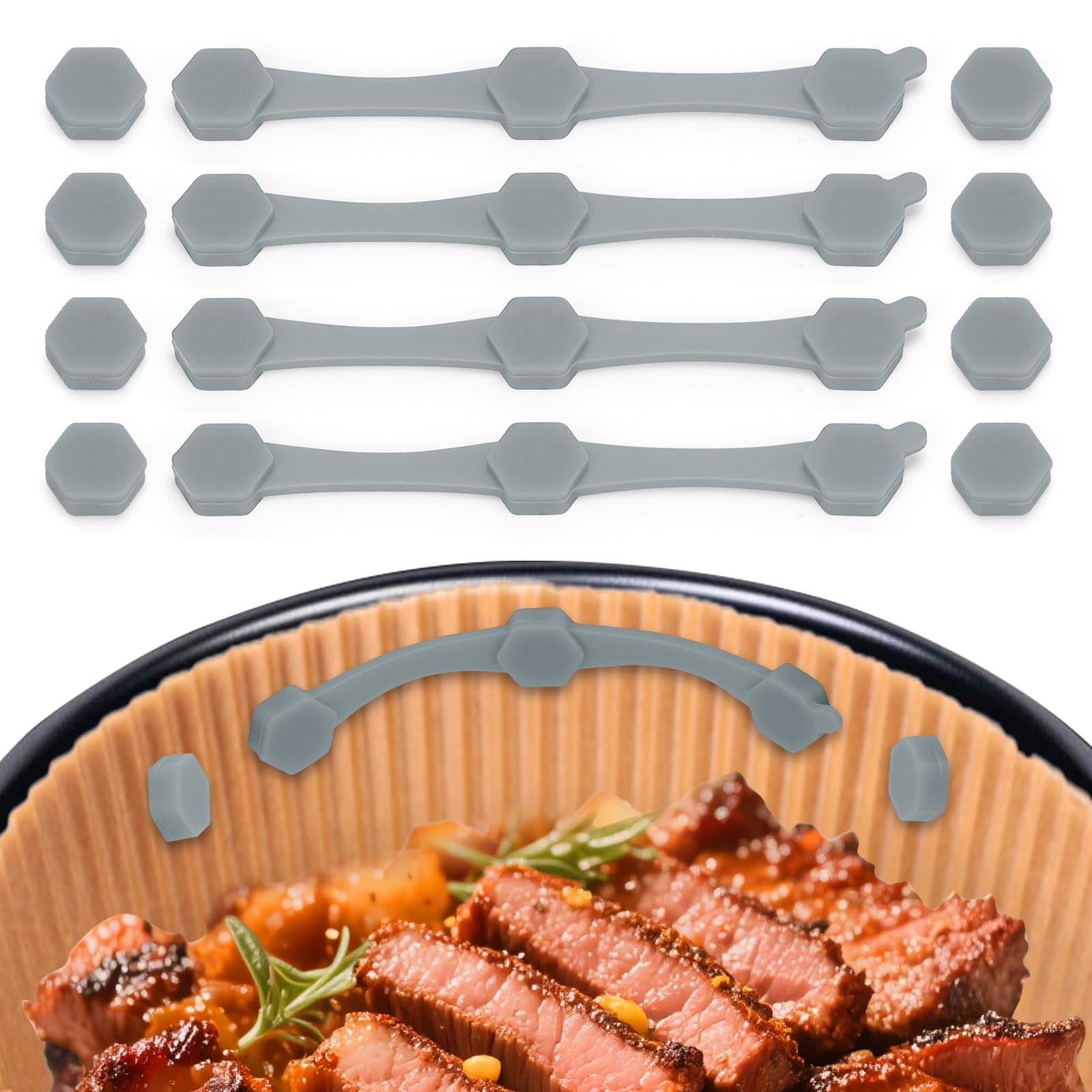 Pot En Silicone Pour Friteuse à Air, Doublures De Friteuse à Air