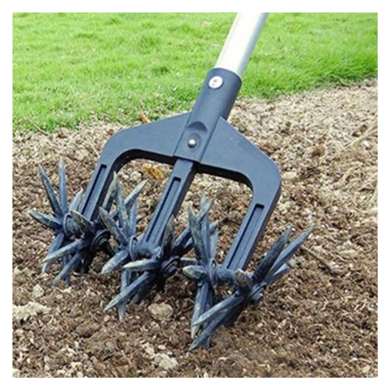 2 W 1 Aerator Ogrodowy Wertykulator Do Gleby Ogrodowej Kultywator Obrotowy Narzędzie Trawnik Ripper Orki Na DużA Moc