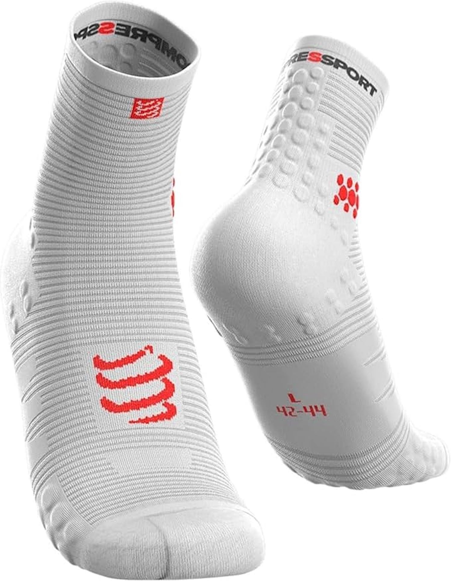 Compressport Running Socks - Pro Racing Socks V3 Run High - Prevención de ampollas - Amortiguación y transpirabilidad - Correr y triatlón - Para entrenamiento y competición - Ligeros — view 9