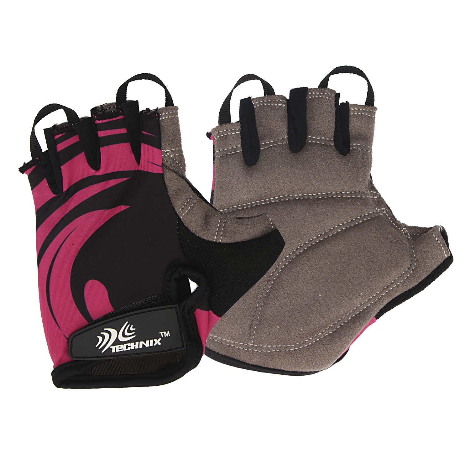 Technix 8907313006267 Lycra-Spandex Endurance Fitness Gloves, Small (Multicolour)-image-7