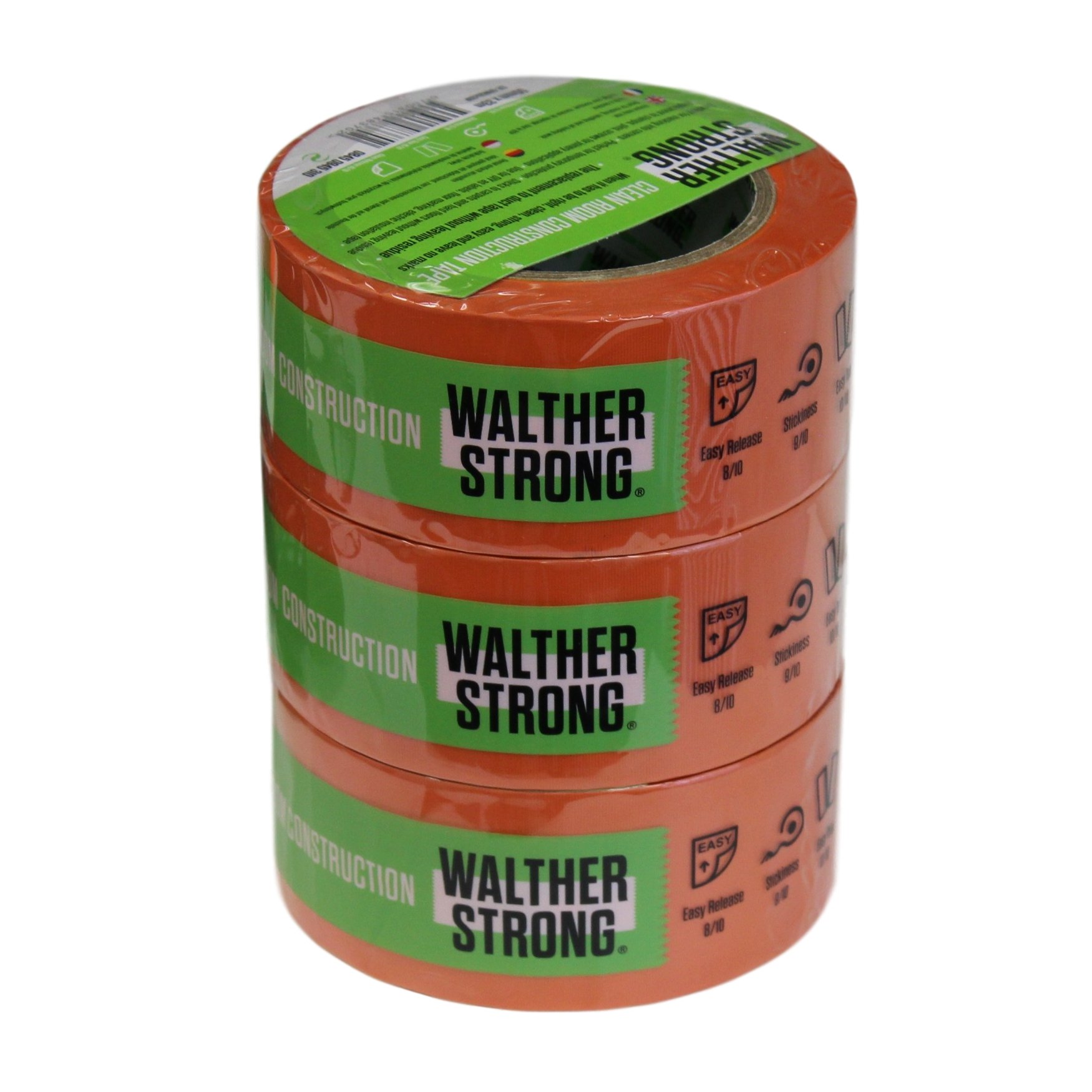 3 x Walther Strong Cleanroom Construction Tape - 50mm x 33m