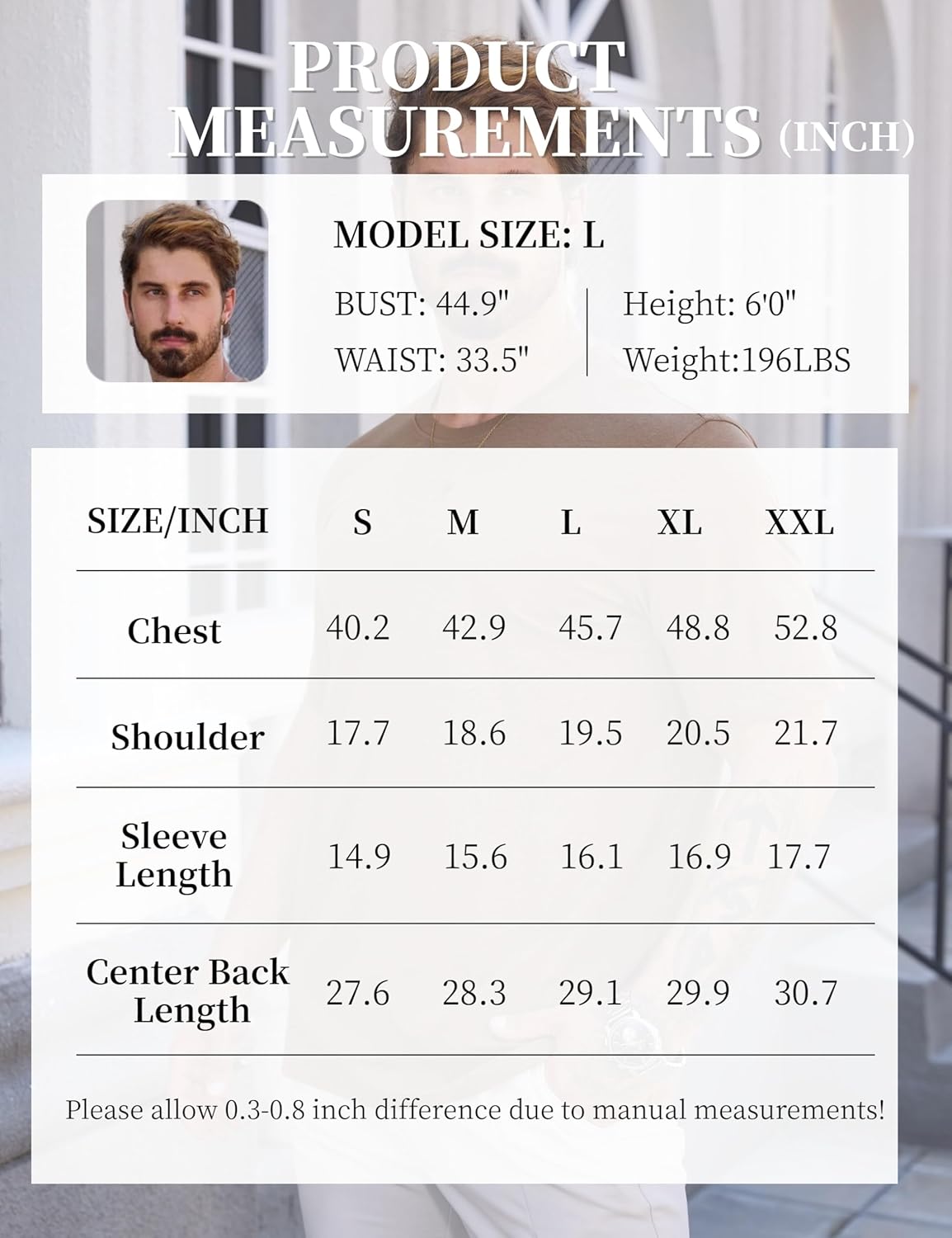 Cotrasen Mens T-Shirts Short Sleeve Cotton UPF 50+ Lightweight Moisture Wicking Casual Crew Neck Basic Tee Shirts - Image 8