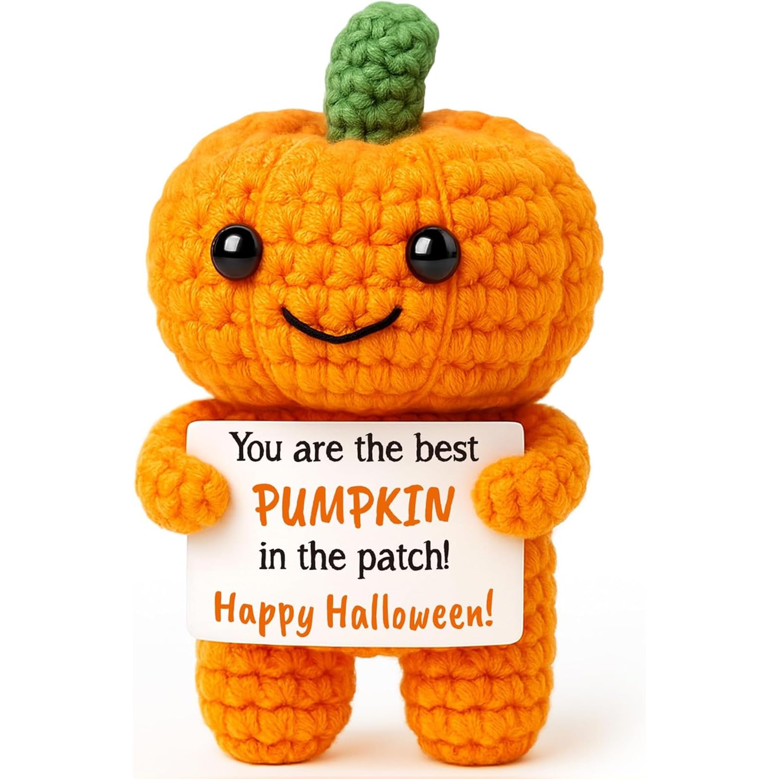 Halloween Boo Basket Gifts,Positive Emotional Crochet Support Gifts (A)