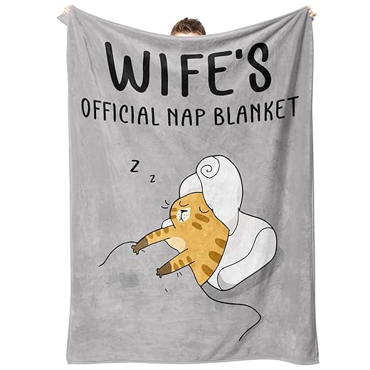 SteadStyle Valentines Wife Gifts for Wifey from Husband - Gifts for Her Blanket, Wife Birthday Gift Ideas, Wedding Anniversary Romantic Gift for Wifey, Mothers Day Present for Her 60"X 50"