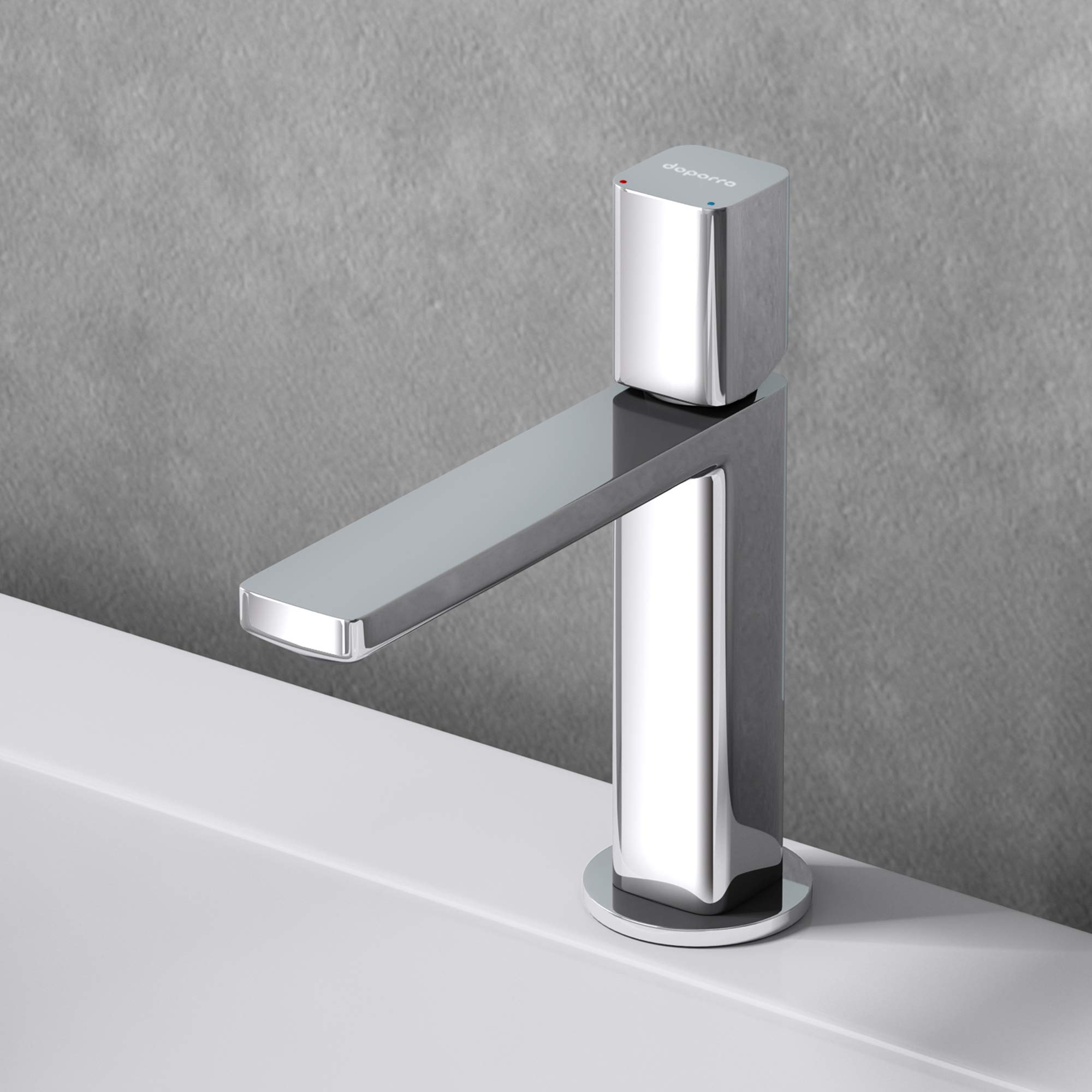 Mai & Mai Robinet pour Lavabo Mitigeur Salle de Bain Chromé 19,6cm