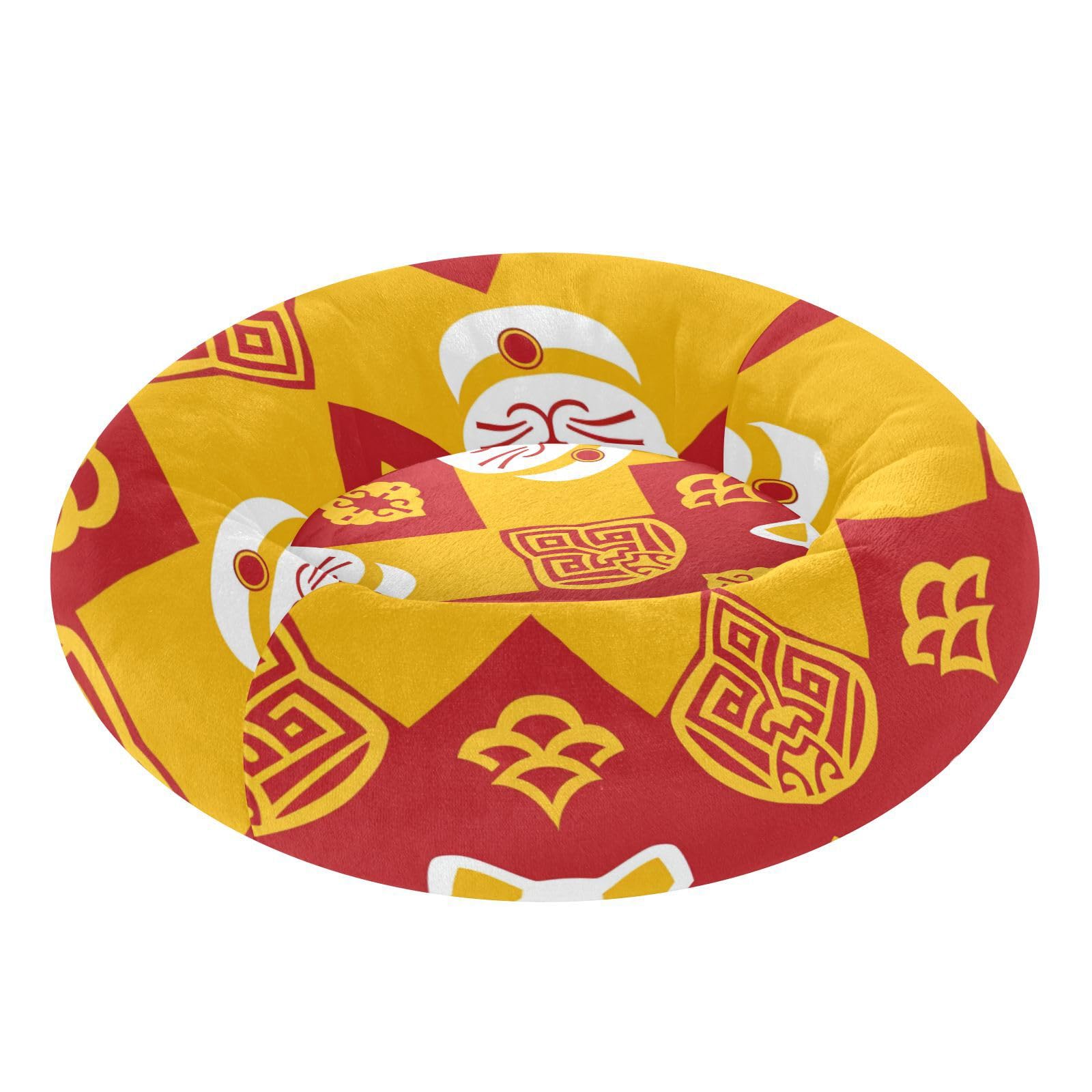 Coussin antidérapant chat traditionnel chinois haut de gamme