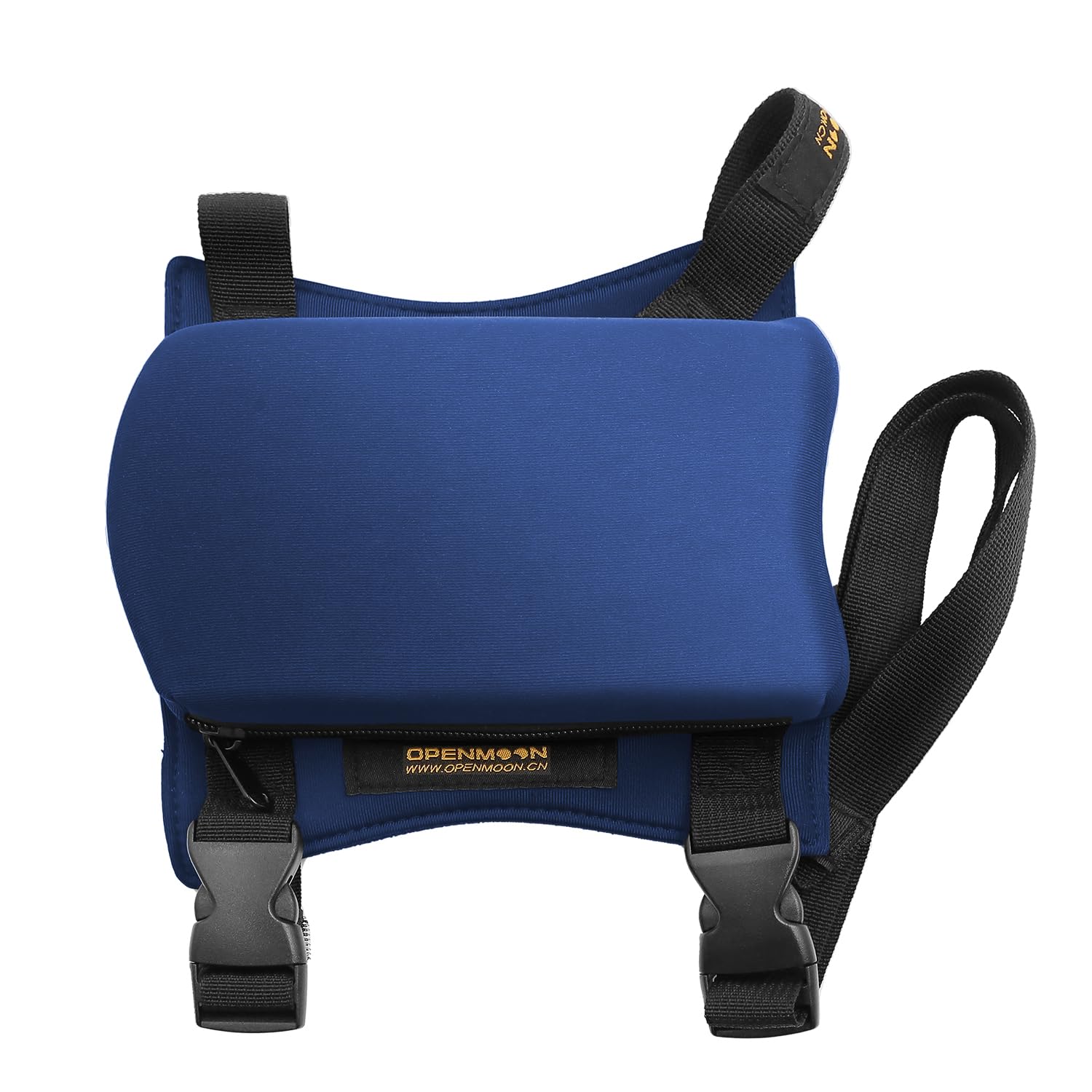 Cojín de hombro universal ultra grueso para cámara, soporte para aliviar el dolor, tejido flexible ajustable (azul), azul, Talla única