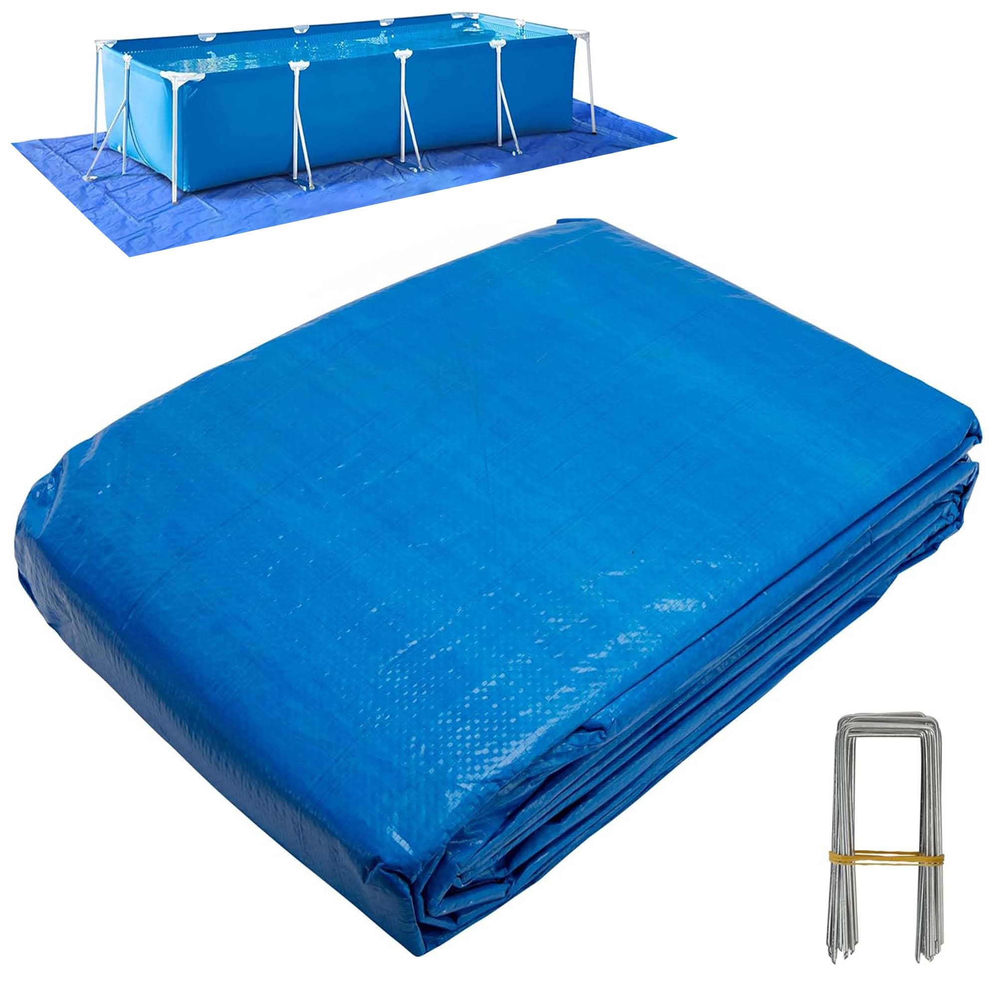 codree 24 x 16 Ft Rectangular Pool Ground Cloth
