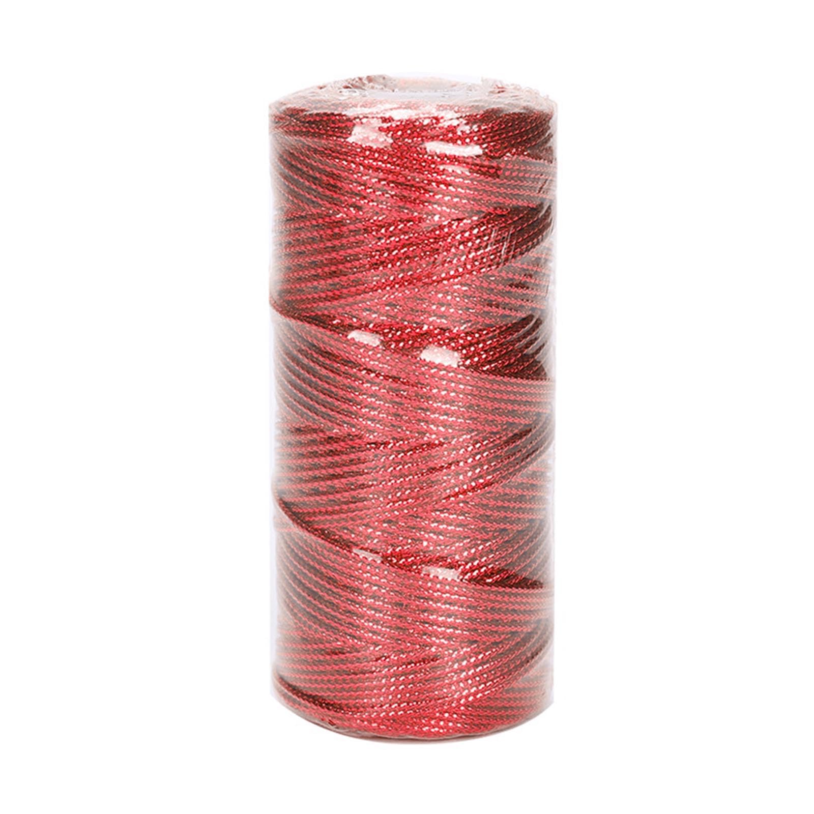 Tsophreniq 109Yards Decorative Wrapping Twine String Metallic Bakers Twine for Wrapping Craft Art Supplies