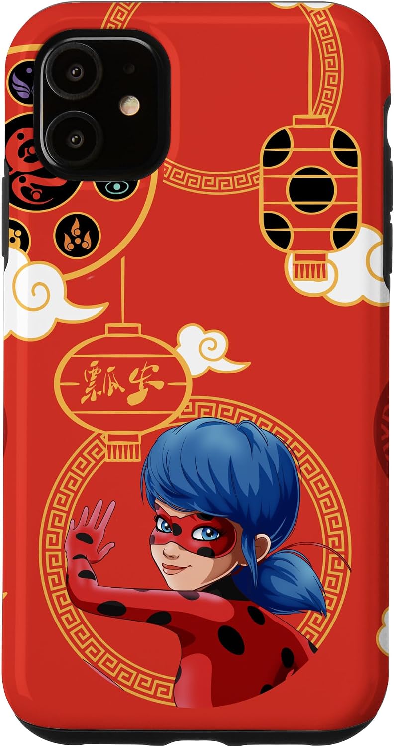 iPhone 12/12 Pro Miraculous Shanghai Ladybug Stamp Case