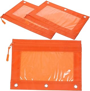 Operitacx 3 Pçs Tapa-Olho Máscara De Olho Porta-Lápis Prendedor Clipes Bolsa De Lápis Com Zíper Bolsas De Lápis Porta-Cartões Porta-Cartões Com Zíper Bolsos De Pasta Porta-Canetas