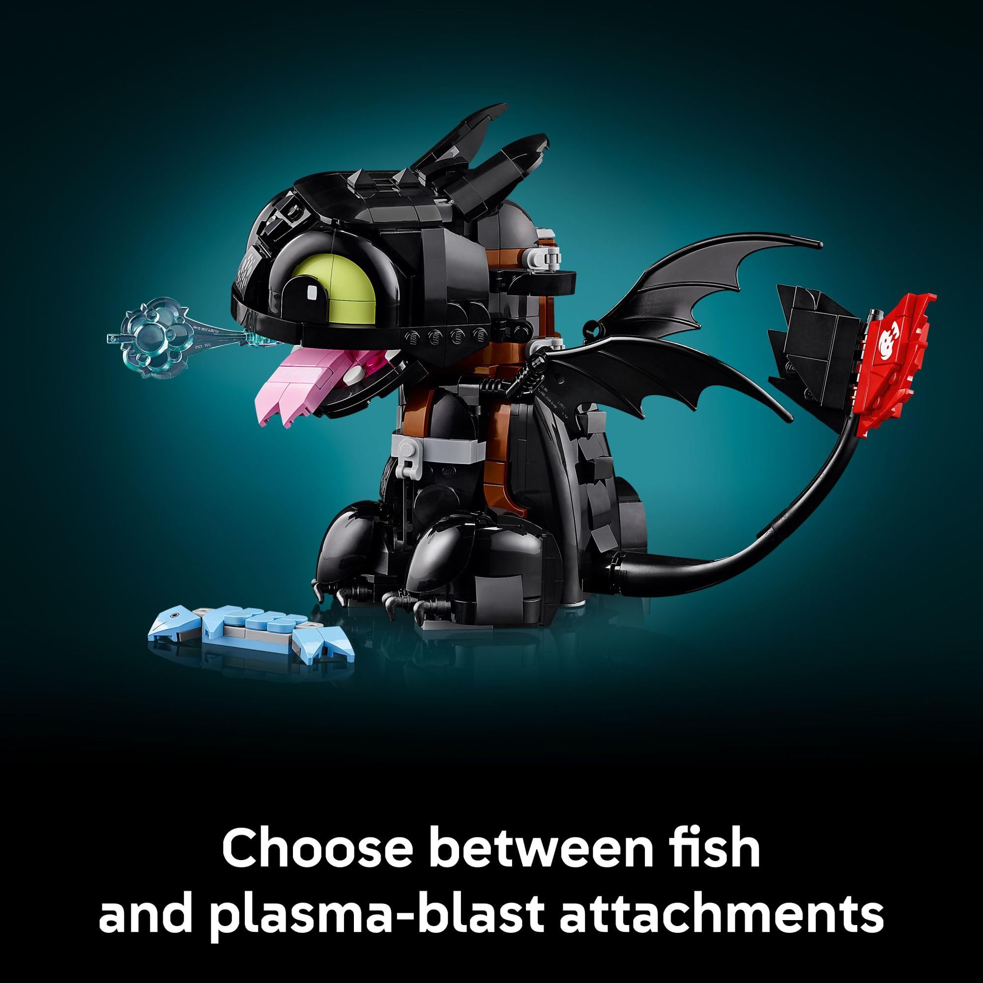 LEGO Icons How to Train Your Dragon: Toothless Building Set for Adults, Ages 18+ - Room Decor for Office, Bedroom, or Book Shelf - Collectible for Movie Fans - Gift Idea for Birthdays - 10375