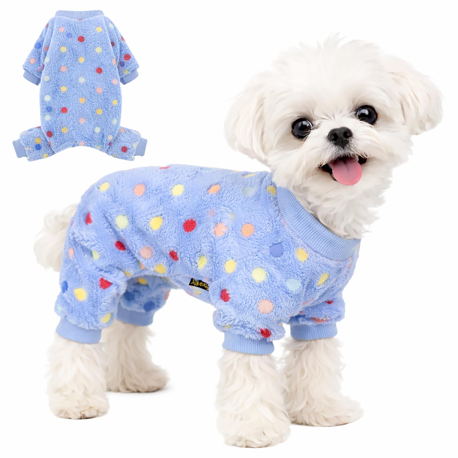 Amazon.com : DaFuEn Dog Fleece Sweater, 4 Leg Full Coverage Warm