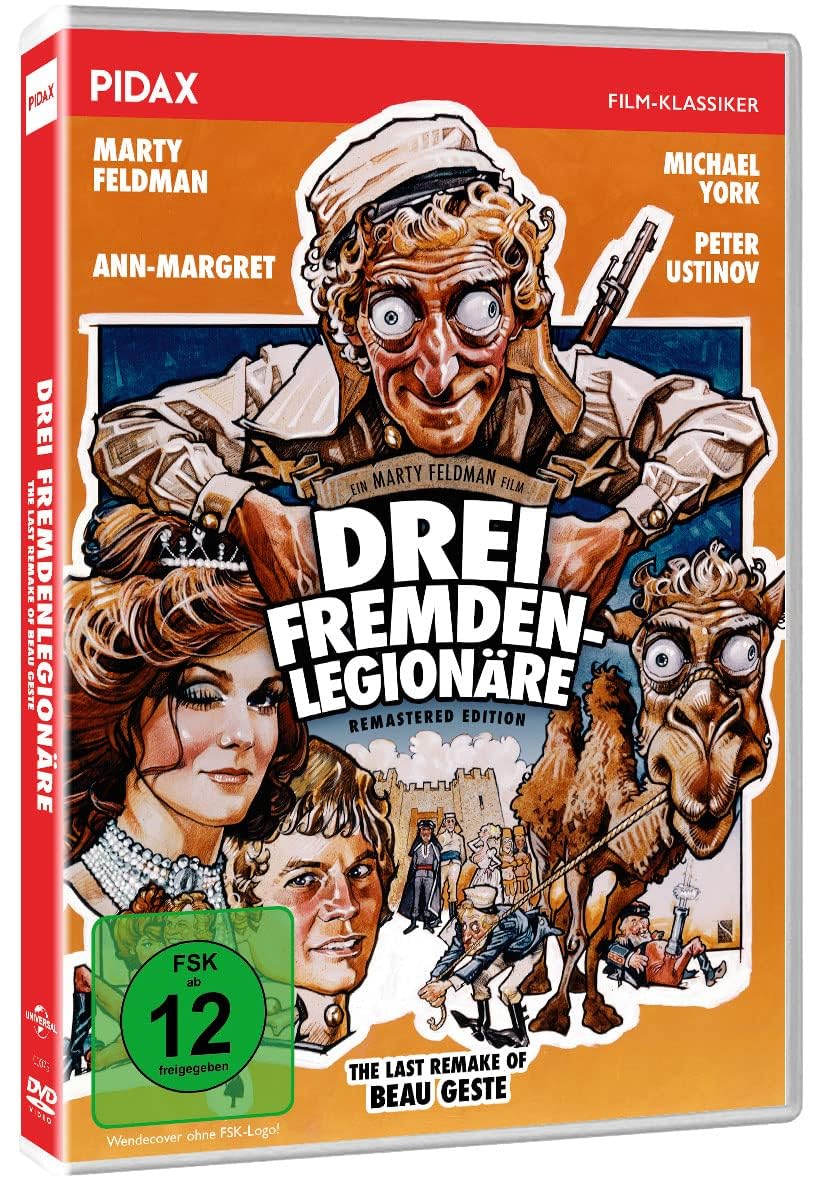 Drei Fremdenlegionäre (The Last Remake of Beau Geste) - Aufbereitete Edition / Marty Feldmans vergnügliche Militärkomödie mit Starbesetzung (Pidax Film-Klassiker)