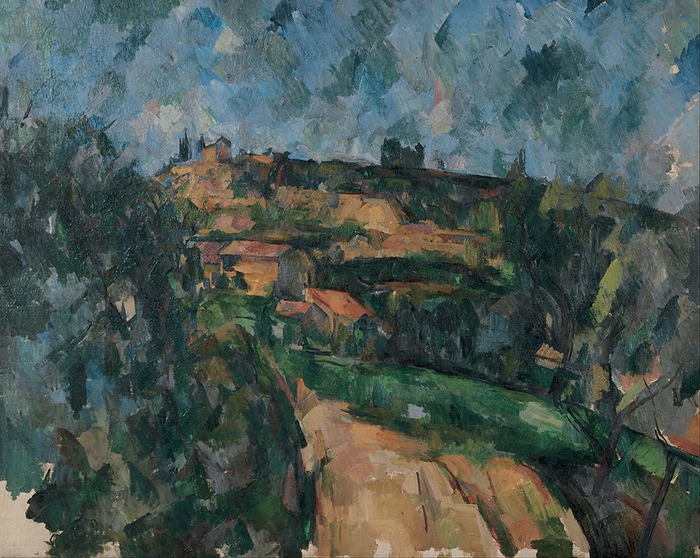 Lámina de Paul Cezanne Bend of The Road pequeña ideal para decorar tu salón