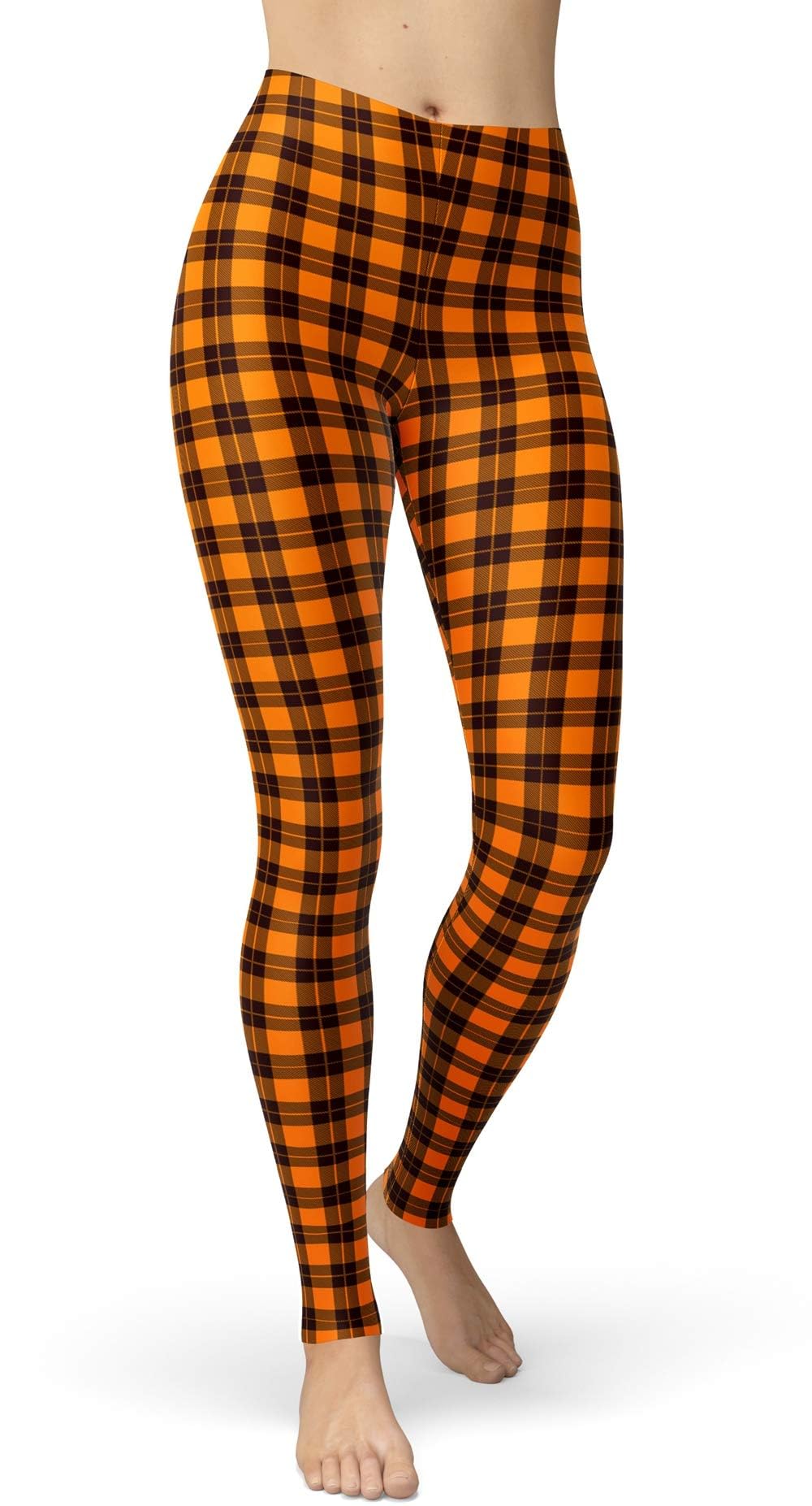 sissycos Women's 80s Leggings Neon Artistic Splash Printed Pants