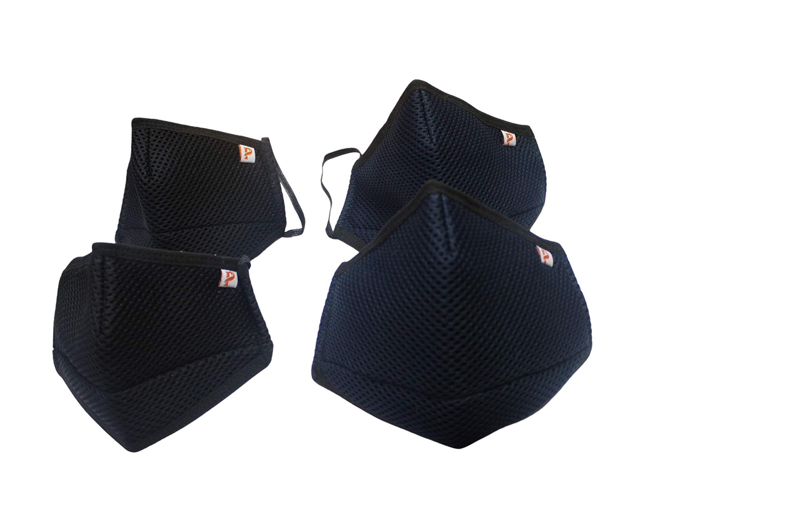 Prince Perfect Shield 6 Layer Re-usable and Washable Anti-Pollution,Anti-Dust,Anti-Bacterial Outdoor Protection Mask(Pack of 4) (Extra Large, Black) (B08JH8QDQD) Amazon Price History, Amazon Price Tracker