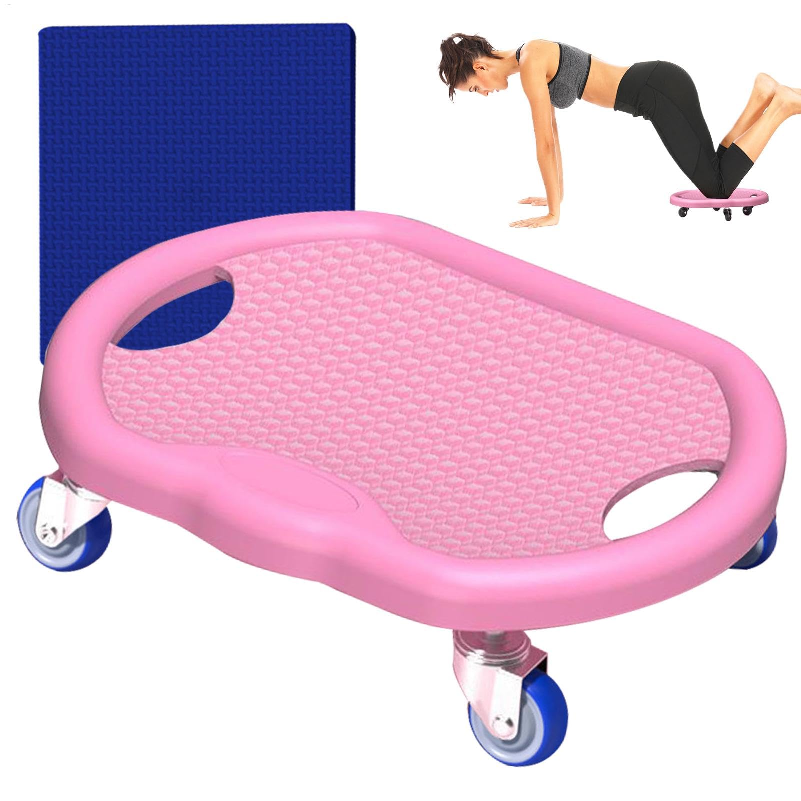 Tabla de entrenamiento abdominal silenciosa con alfombrilla para casa 8