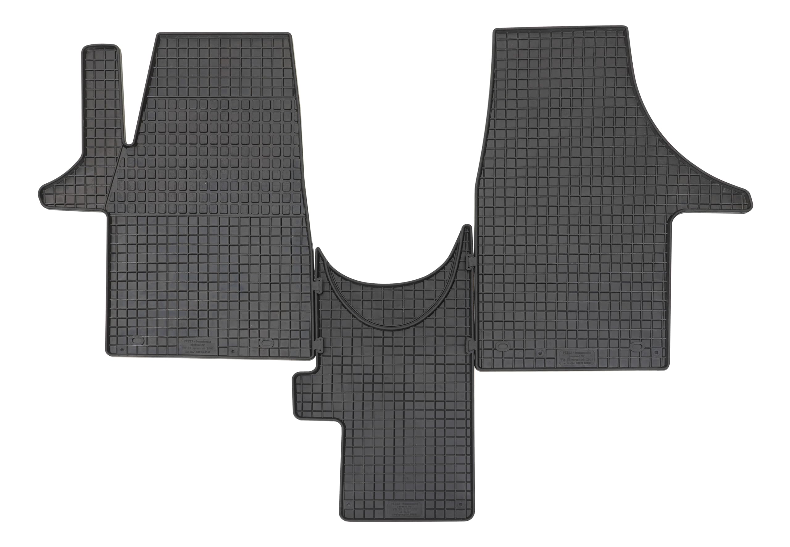 PETEX 68510 Rubber Mats for T5 from 37742 / T6 from 42156 Driver's