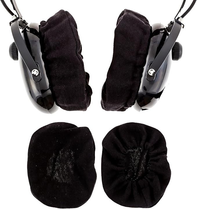 KA-1 General Aviation Headset for Pilots with 100% Cotton, Washable, Double Knit, Cloth Ear Cover (Sold in Pairs)