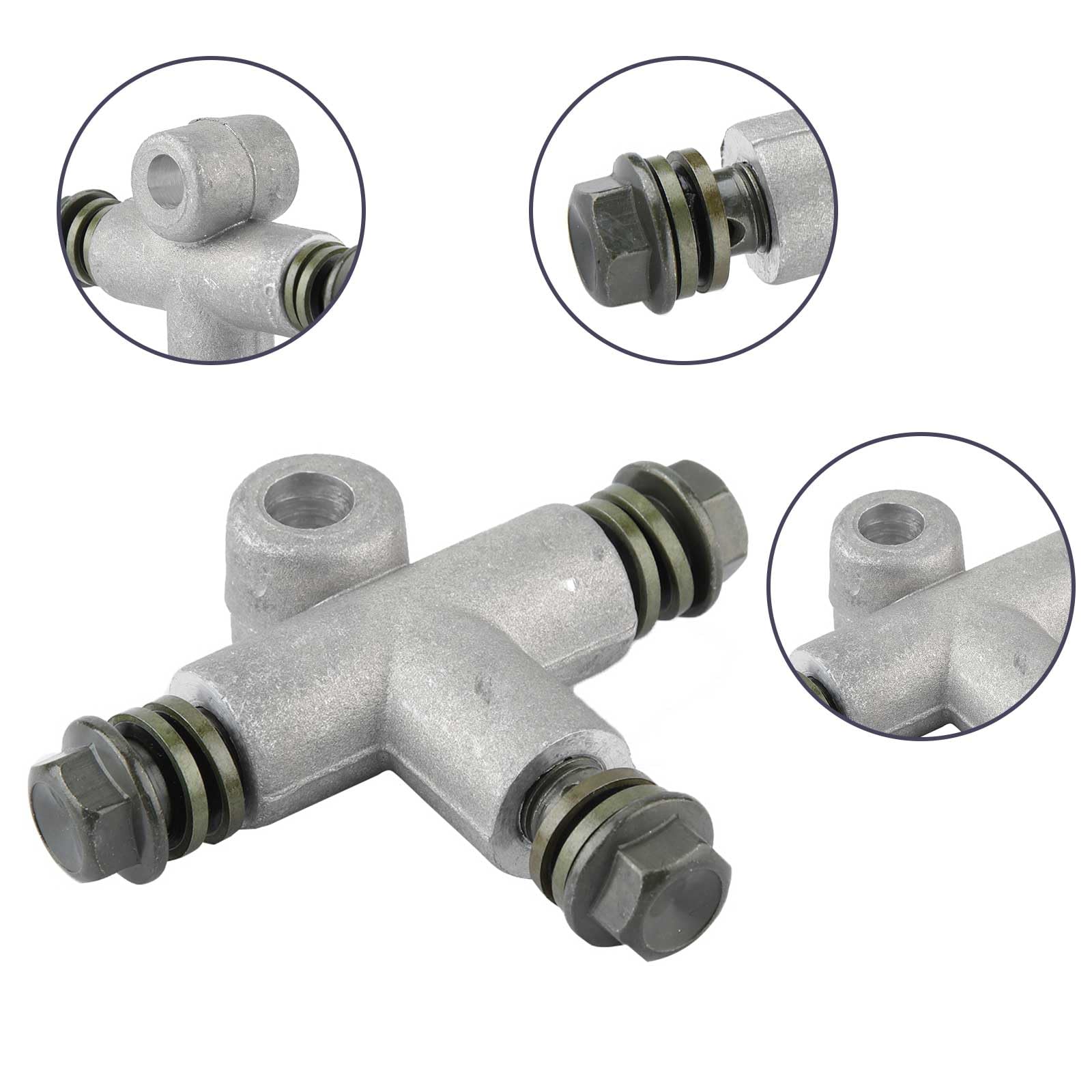 NUOVISSIMO ADATTATORE TUBO valvola deverter 3 vie per tubo in PVC 1 1/3