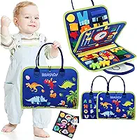 Placa de Montessori Sensorial para Crianças Maleta Educativa Brinquedo (Azul)