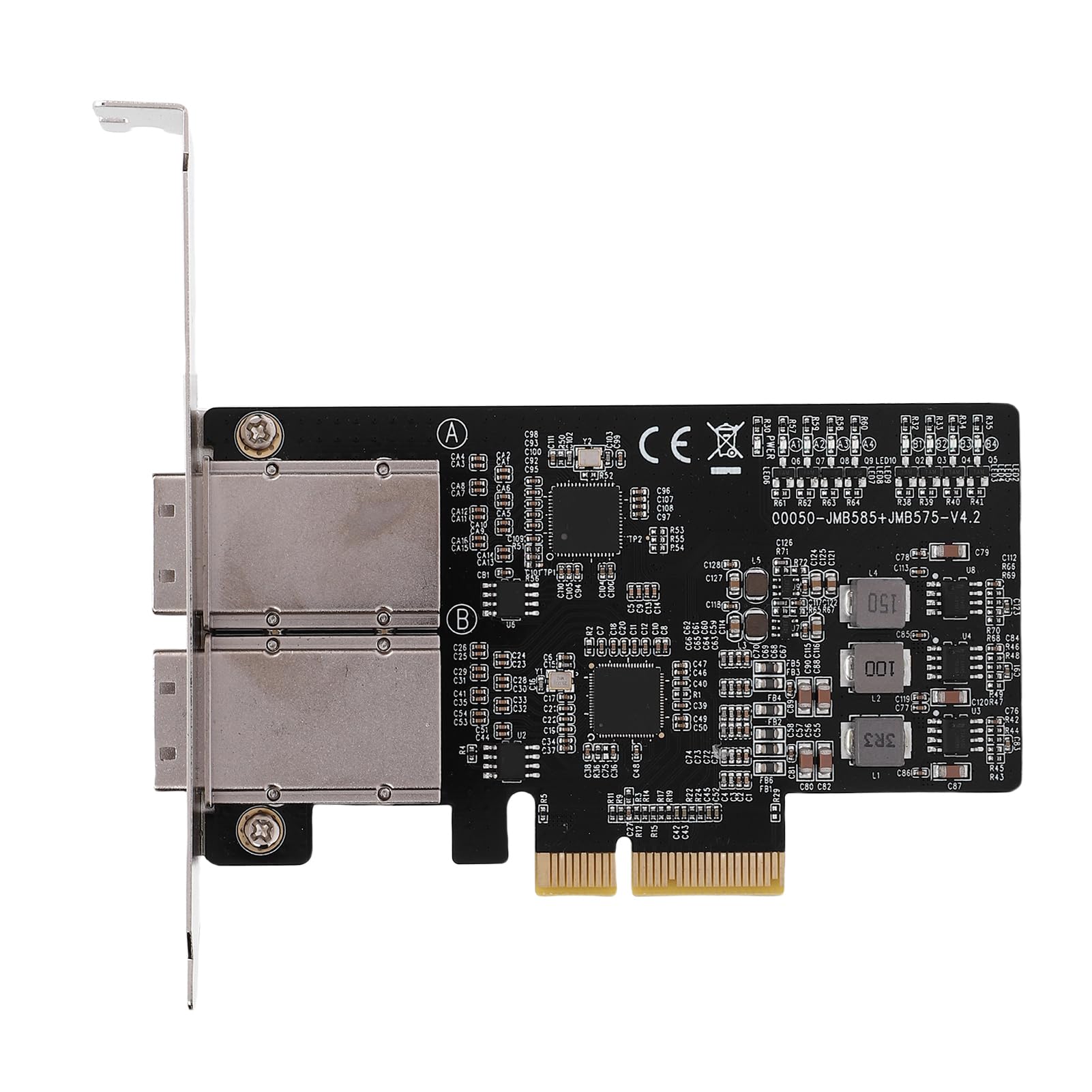 Socobeta Scheda Controller Adattatore SAS PCIe Ad Alta velocità da 5 Gbps per Applicazioni Desktop e Server PCB e Metallo