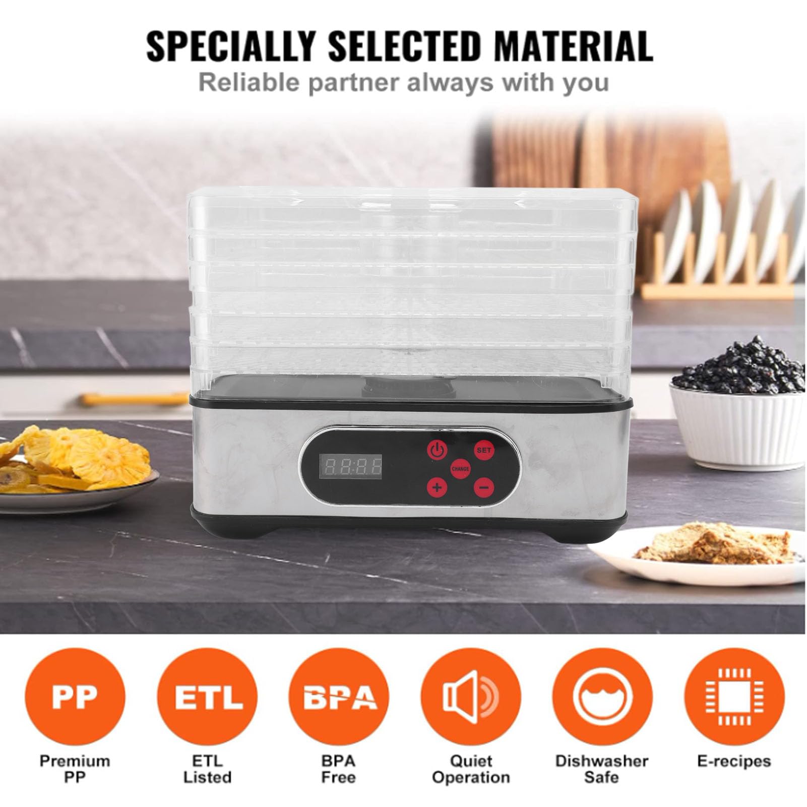 Sonew Machine De Déshydrateur De Nourriture Déshydrateur De Nourriture