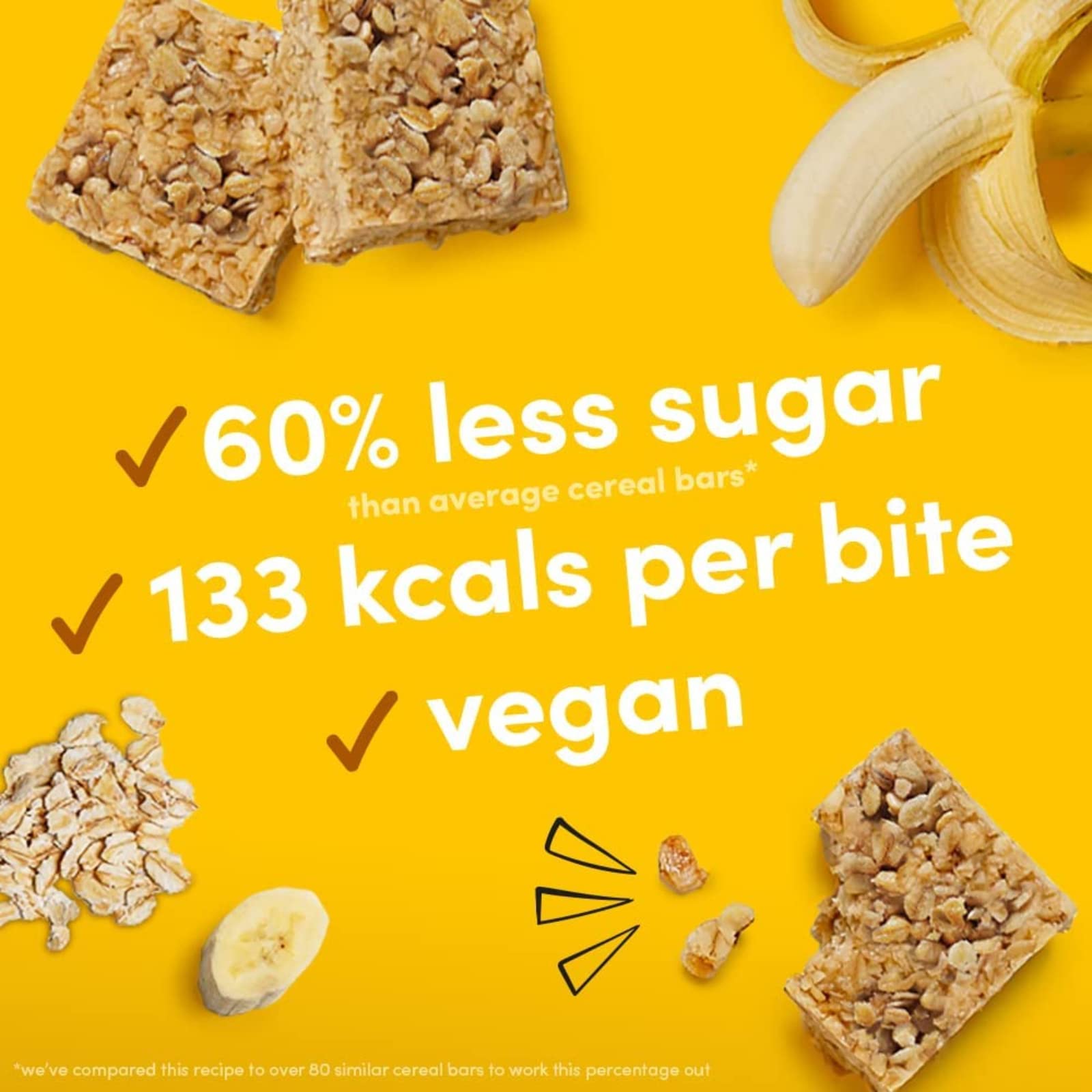 Graze Protein Barres d'avoine – Snacks sains, avoine entière, saveurs naturelles, riche en fibres, moins de sucre (16 collations – 4 paquets de 4 x 30 g)