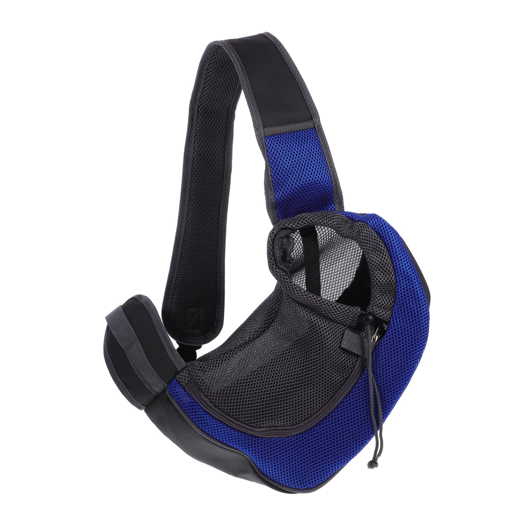 Bolsa de transporte para mascotas pequeñas ligera azul oscuro para viajes de gatos y perros