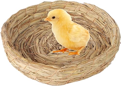 Miniatura 8 de Hand Woven Bird Nest, Bird Breeding Nest House, Versatile Bird Nest, Wood Parakeet Breeding Nest with Constructed, Hummingbird Breeding Shelter for