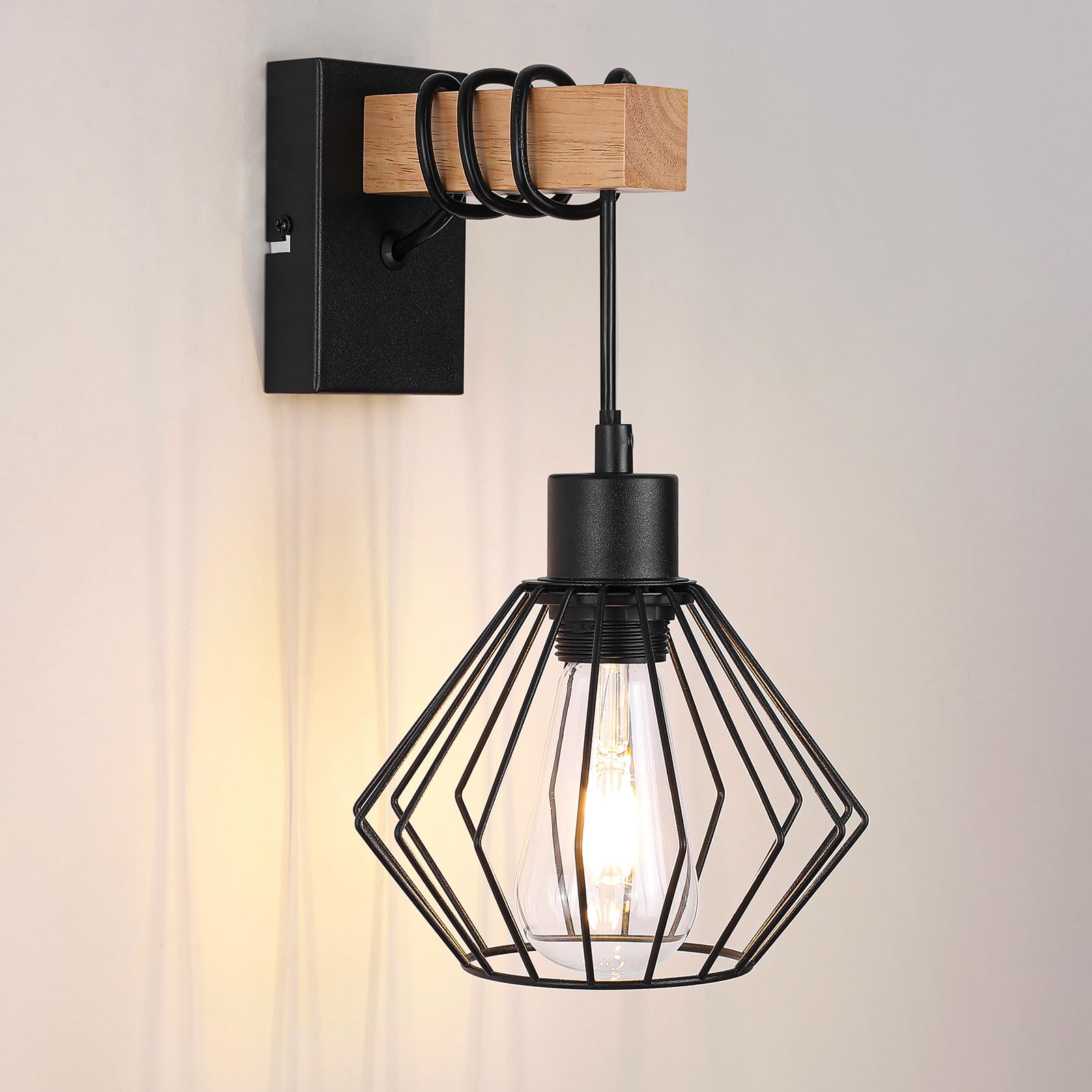 4810227 E27 Moderne Applique Murale Intérieure MAX.60W Lampe Murale