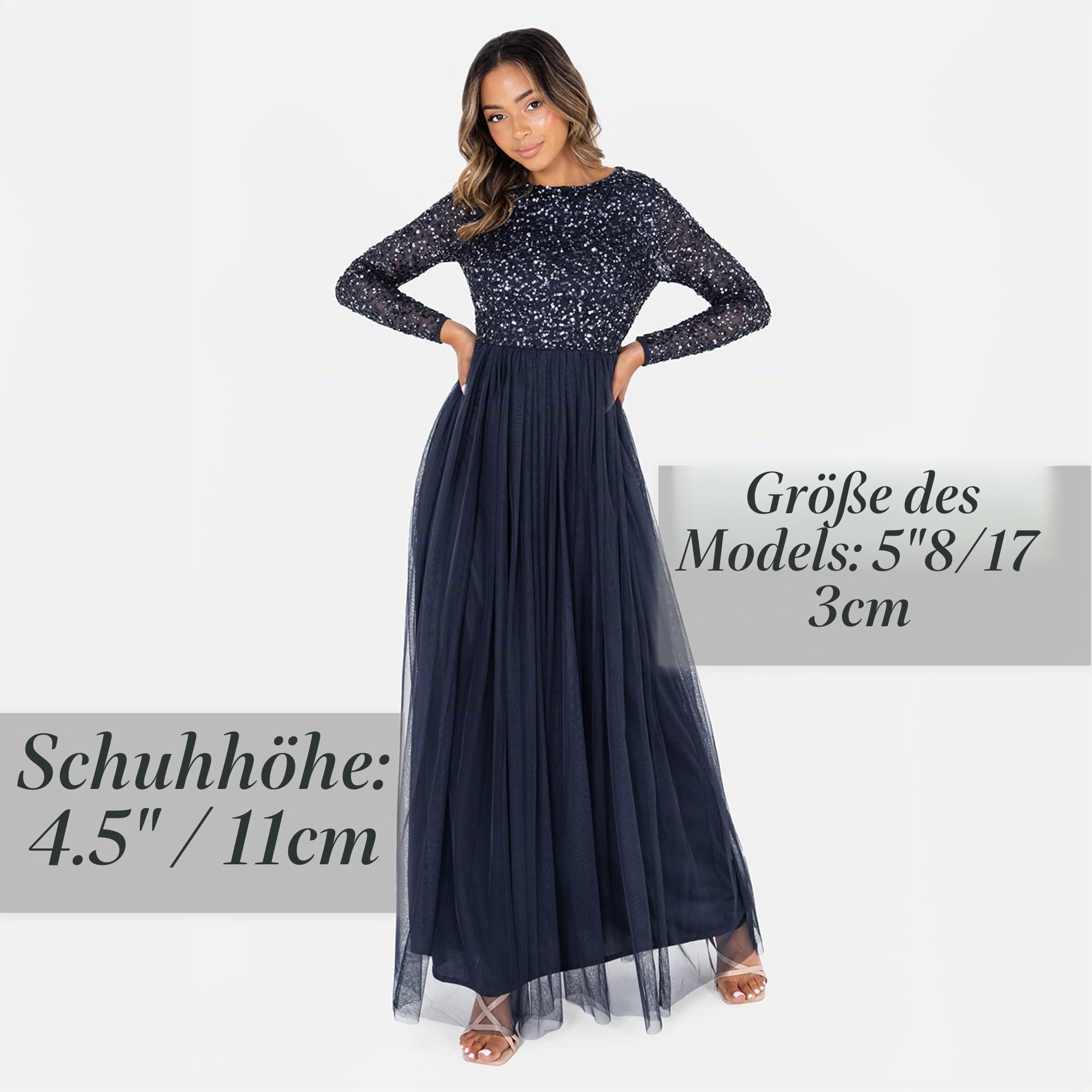 Maya Deluxe Damen Bridesmaid Dress