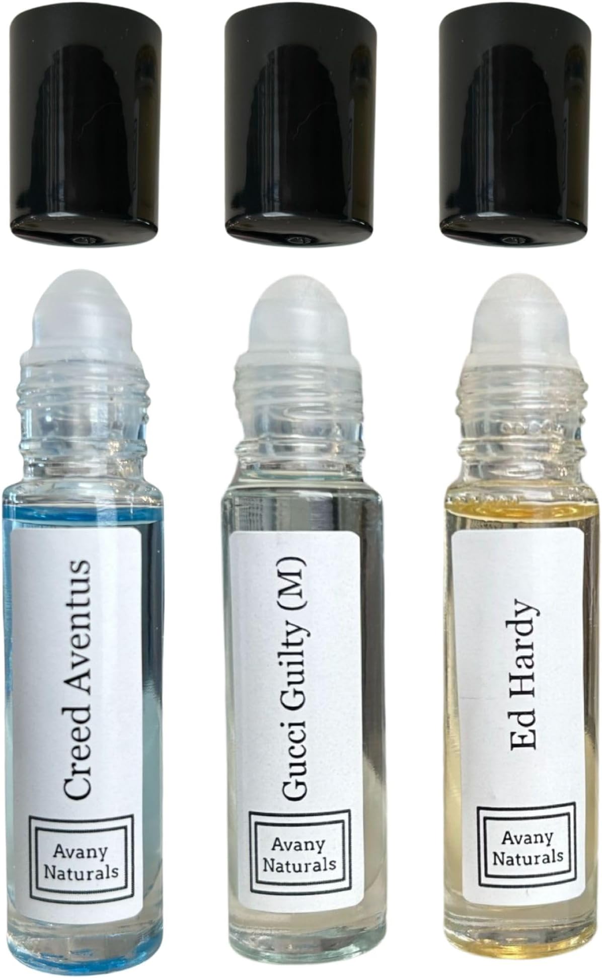 Mens Fragrance Samples - Roll on Body Oil, Pure Uncut Solid Perfume, Travel Size Cologne, Rollerball Fragrance, 3 Pc Set