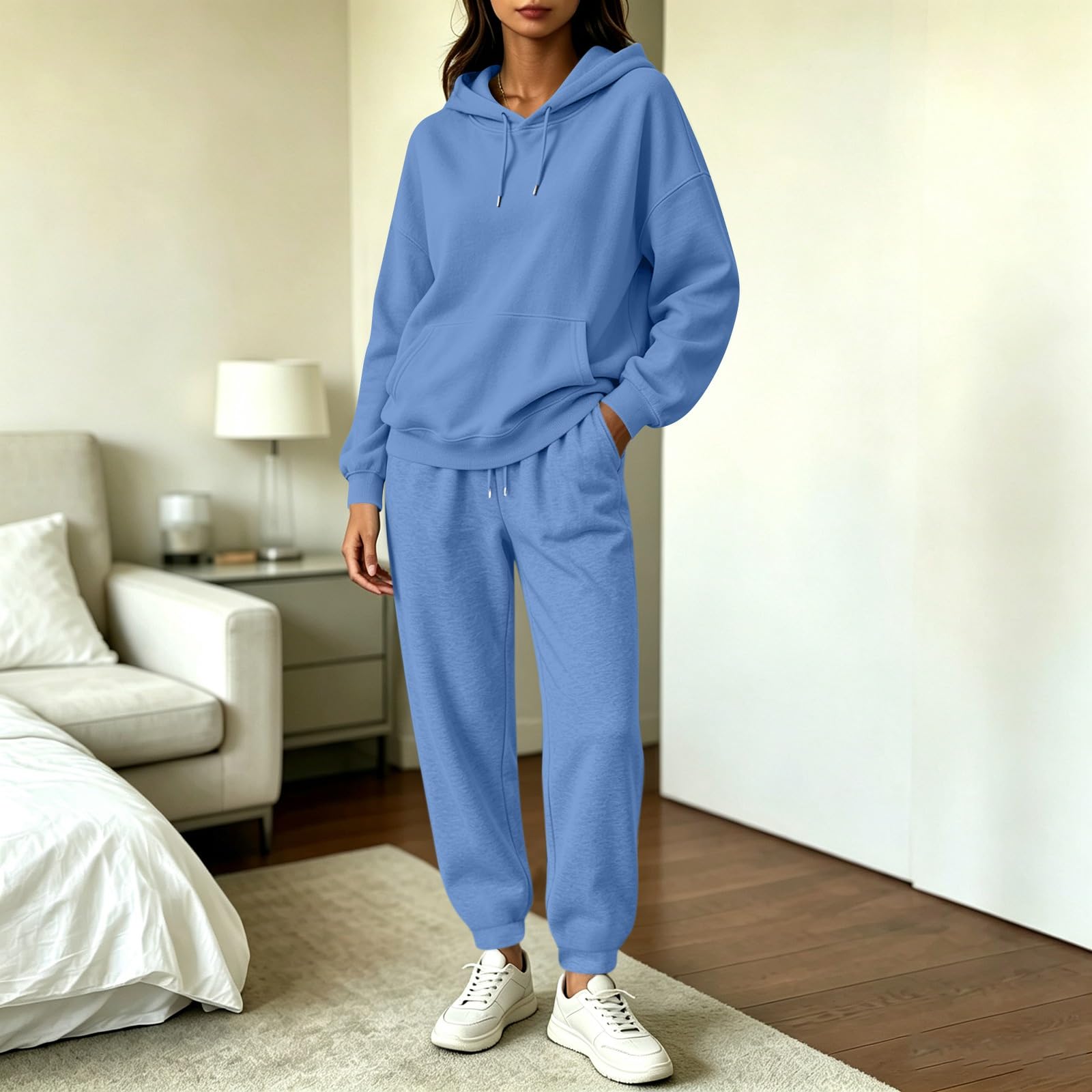 Chandal Mujer Talla Grande Conjunto Elegante Casual Otoño e Invierno