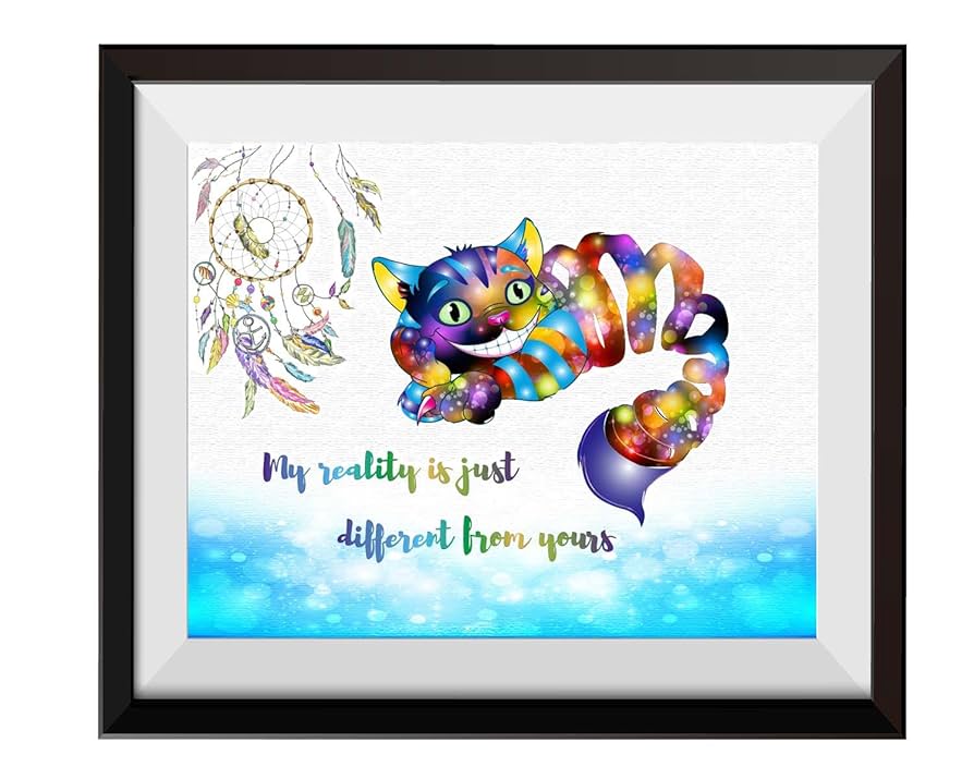 限定品☆不思議の国のアリス 額縁 チシャ猫 チェシャ猫 アート