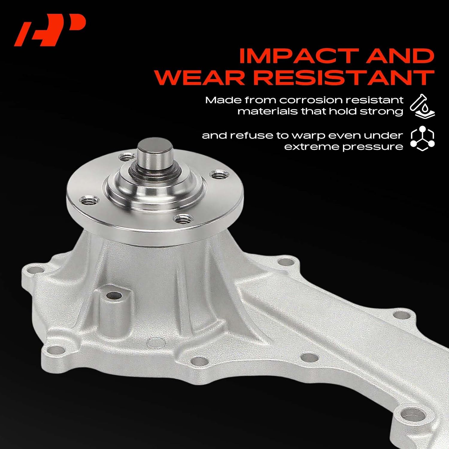 A-Premium Engine Water Pump with Gasket Compatible with Toyota 4Runner 1996-2000 2010 2.7L, T100 1994-1998 2.7L, Tacoma 1995-2022 2.7L 1995-2004 2.4L