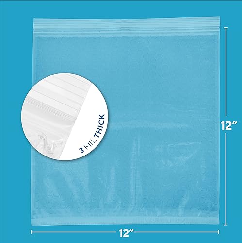 Vista 28 de GPI - 50 unidades, bolsas con cremallera de burbujas de 4 x 6 pulgadas, 3 mil de grosor, resellable, reutilizable, bolsa protectora de burbujas