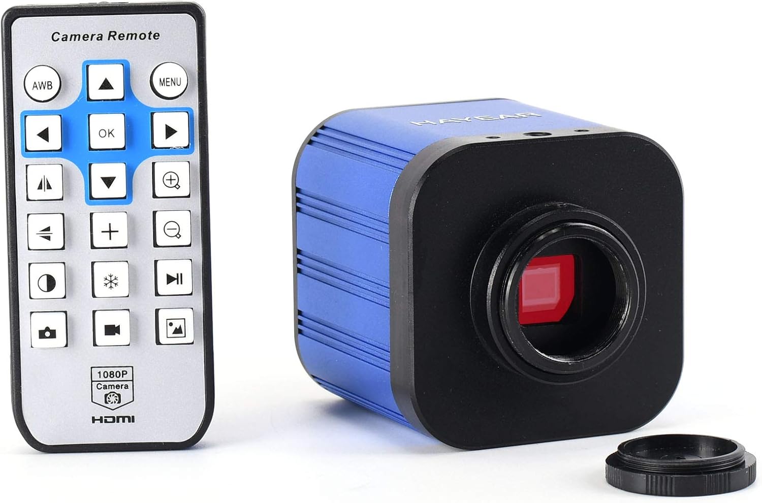 HAYEAR 4K UHD HDMI Industrial Microscope Camera Digital USB C-Mount 1080P@120fps High Speed for Precision Soldering PCB Repair Inspection
