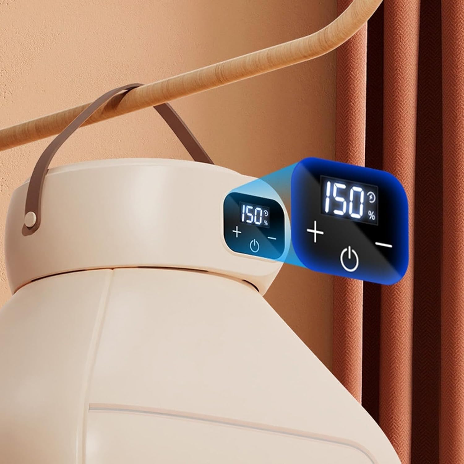 Portable Clothes Dryer Mini Compact Dryers Small Quiet Fast-Drying Machine with Timer Setup Clothes Dryers