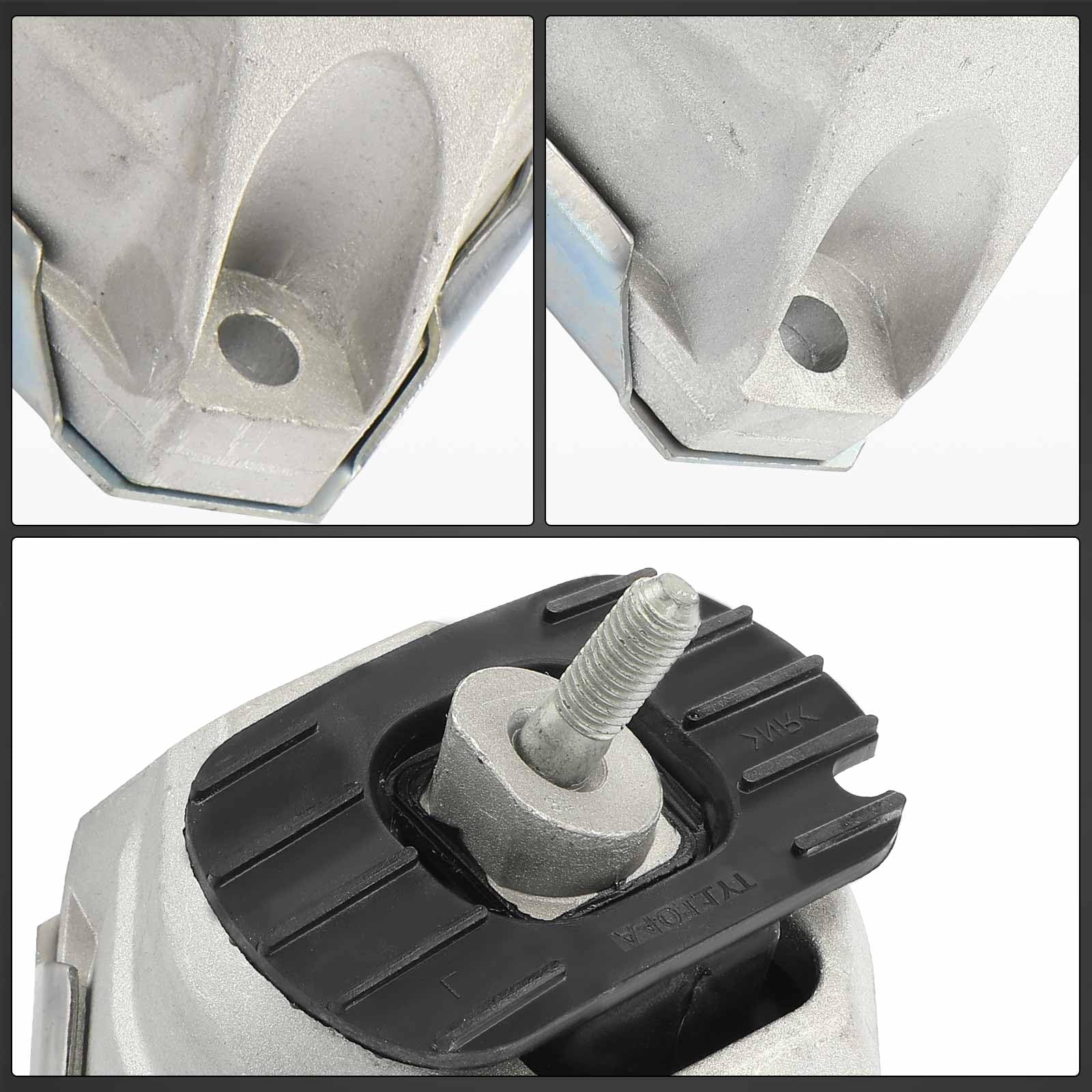 Frankberg 2 cojinetes de soporte de motor delantero derecho e izquierdo | Compatible con: Serie 6 Convertible E64, Serie 6 E63, Serie 5 E60, Serie 5 Touring E61