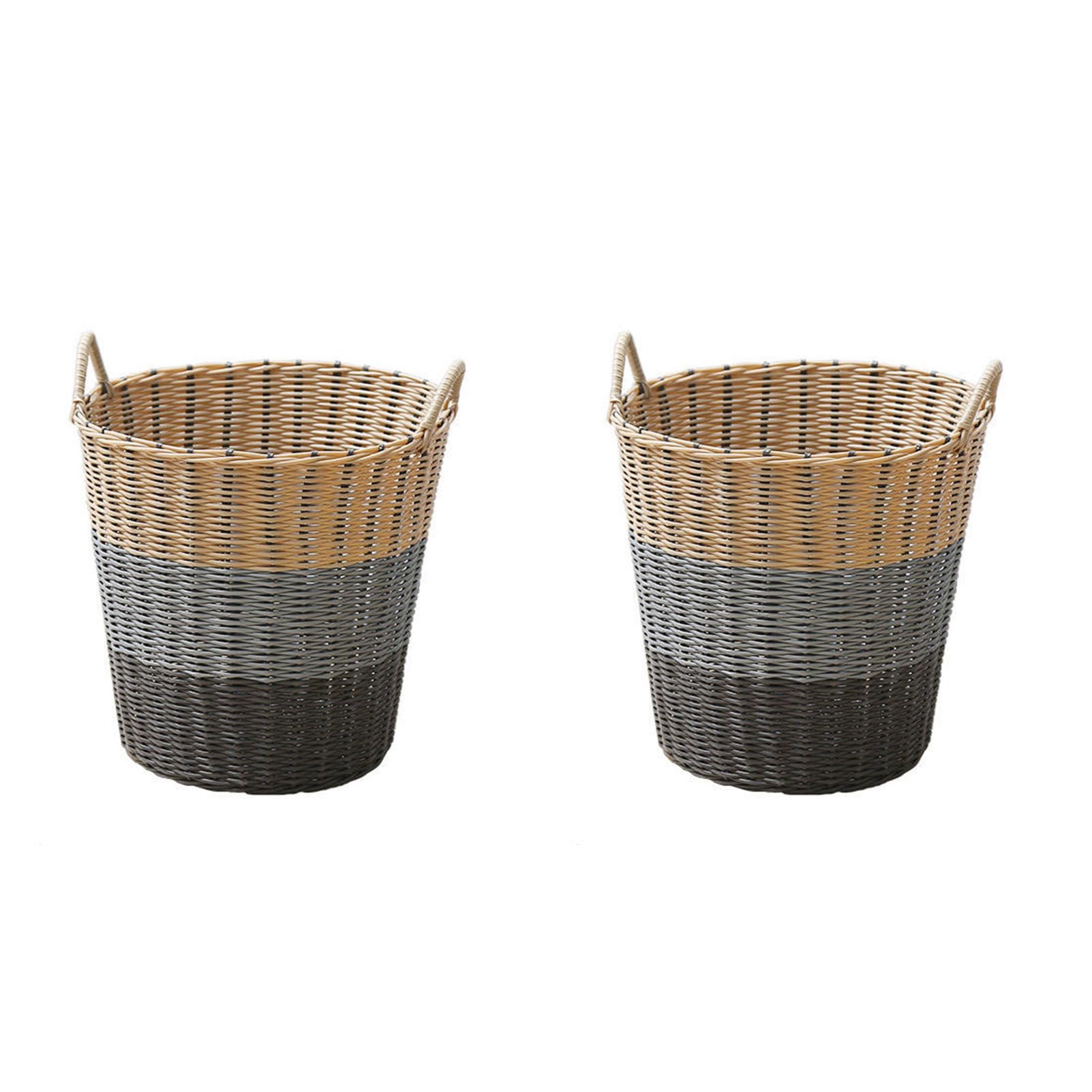 Household Clothes Storage Basket, Large Capacity Laundry Basket, Light Luxury Dirty Clothes Basket, Toy Storage Bin