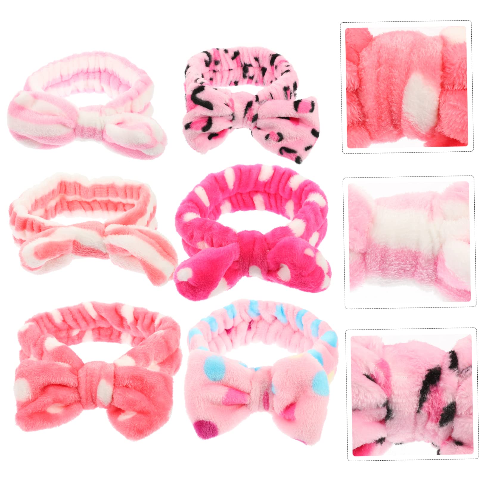 ABOOFAN 18pezzi Fasce Per Fleece Accessori Makeup Regolabili Per Headband Per e Relax