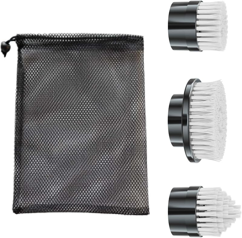 Cabeças de reposição BCQDOL para escova elétrica giratória, conjunto com 3 e bolsa