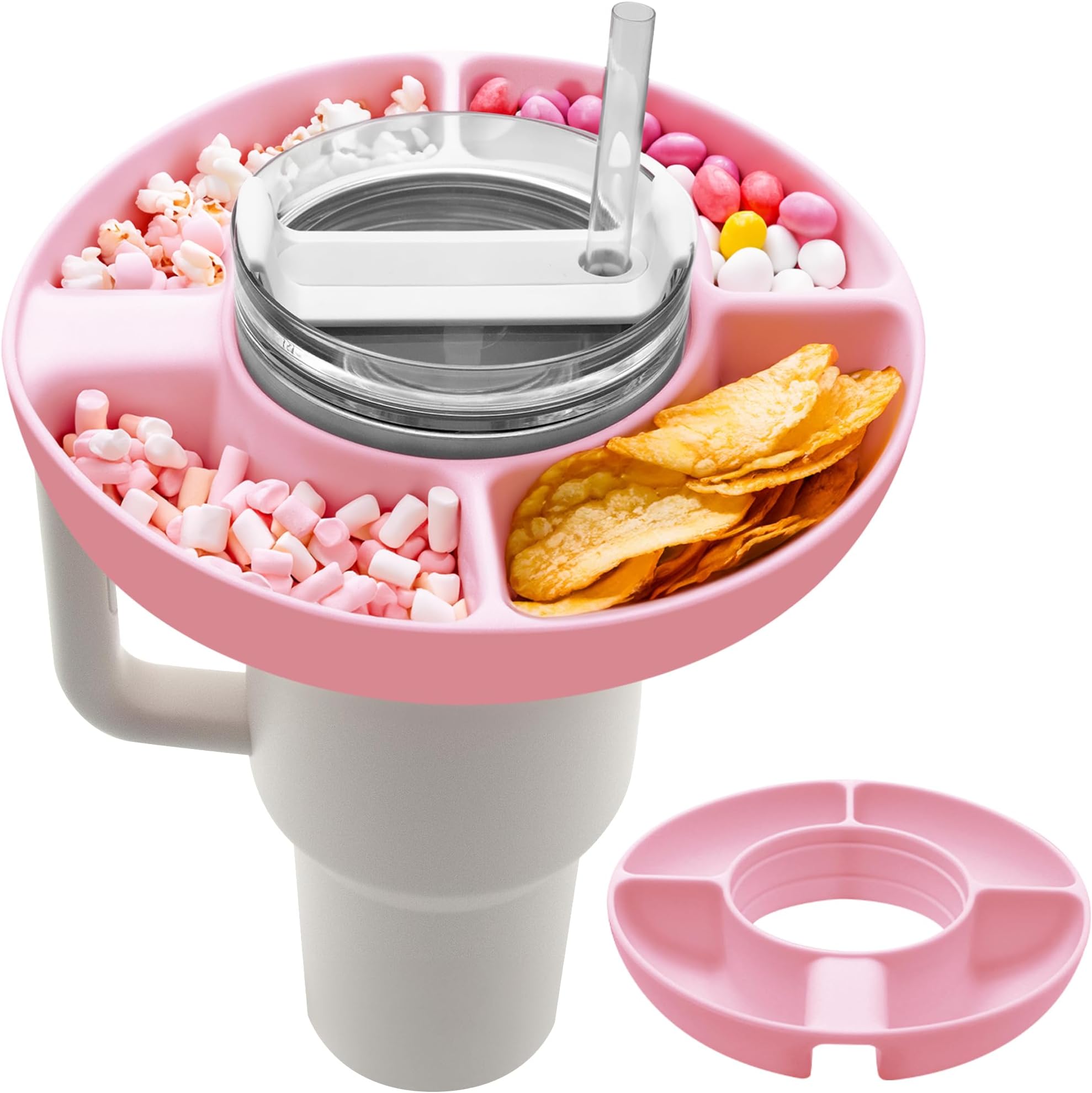 Snack Ringa Amazon.com: MEETI Snack Bowl for Stanley Cup, Reusable Snack Ring ...